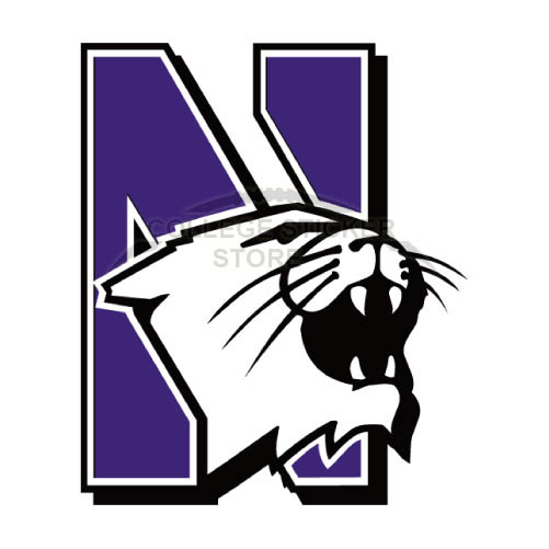 Personal Northwestern Wildcats Iron-on Transfers (Wall Stickers)NO.5708